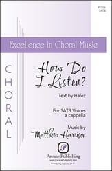 How Do I Listen? SATB choral sheet music cover